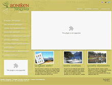 Tablet Screenshot of aonikenpatagonia.com.ar